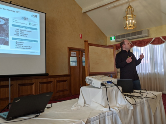Keynote speaker Dr Alexander Colsmann.