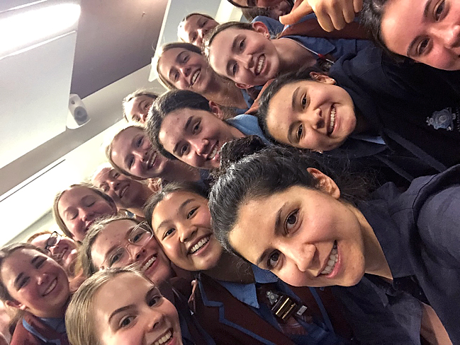 Student's at All Hollow’s school, Brisbane